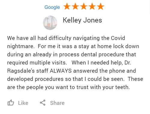 visit dentist during covid testimonial