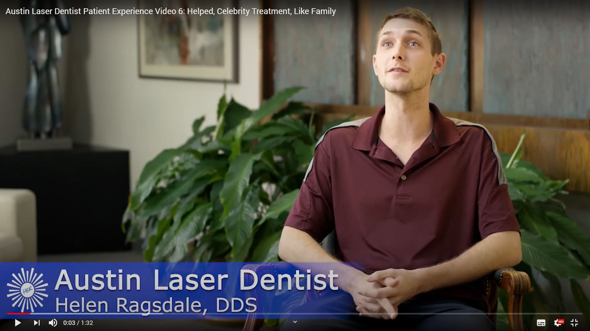 video testimonial dr Ragsdale